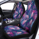 Teal And Pink Tropical Floral Print Universal Fit Car Seat Covers 102422