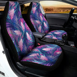Teal And Pink Tropical Floral Print Universal Fit Car Seat Covers 102422