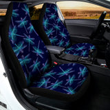 Teal And Purple Dragonfly Pattern Print Universal Fit Car Seat Covers 102422