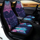 Teal And Purple Dream Catcher Print Universal Fit Car Seat Covers 102422