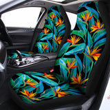 Teal Tropical Pattern Print Universal Fit Car Seat Covers 102422
