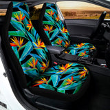 Teal Tropical Pattern Print Universal Fit Car Seat Covers 102422