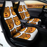 Teddy Bear Emoji Print Universal Fit Car Seat Covers 102422