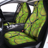 Tennis Ball And Racket Pattern Print Universal Fit Car Seat Covers 102422