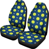 Tennis Sport Pattern Print Universal Fit Car Seat Covers 102422