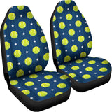 Tennis Sport Pattern Print Universal Fit Car Seat Covers 102422