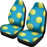 Tennis Theme Pattern Print Universal Fit Car Seat Covers 102422