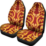 Thai Winding Vines Pattern Print Universal Fit Car Seat Covers 102422