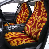 Thai Winding Vines Pattern Print Universal Fit Car Seat Covers 102422