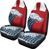 The Great Kanagawa Wave Print Universal Fit Car Seat Covers 102422