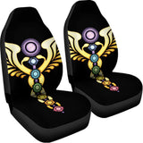 The Seven Chakras Caduceus Print Universal Fit Car Seat Covers 102422