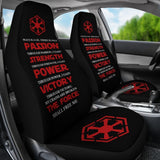 The Sith Code Universal Fit Car Seat Covers 102422
