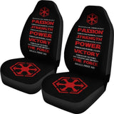The Sith Code Universal Fit Car Seat Covers 102422