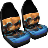 The Sock And Buskin Theatre Masks Print Universal Fit Car Seat Covers 102422