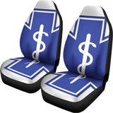 The Star Of Life Paramedic Symbol Print Universal Fit Car Seat Covers 102422