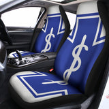 The Star Of Life Paramedic Symbol Print Universal Fit Car Seat Covers 102422