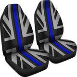 Thin Blue Line Union Jack Universal Fit Car Seat Covers 102422