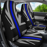 Thin Blue Line Union Jack Universal Fit Car Seat Covers 102422