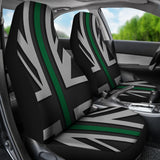 Thin Green Line Union Jack Universal Fit Car Seat Covers 102422