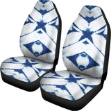 Tie Dye Shibori Pattern Print Universal Fit Car Seat Covers 102422