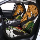 Tiger And Dragon Yin Yang Print Universal Fit Car Seat Covers 102422