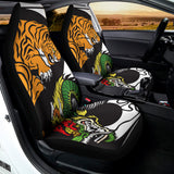 Tiger And Dragon Yin Yang Print Universal Fit Car Seat Covers 102422
