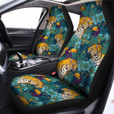 Tiger And Toucan Pattern Print Universal Fit Car Seat Covers 102422