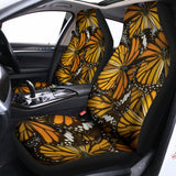 Tiger Monarch Butterfly Pattern Print Universal Fit Car Seat Covers 102422