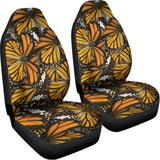 Tiger Monarch Butterfly Pattern Print Universal Fit Car Seat Covers 102422