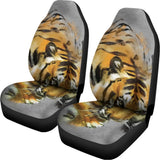 Tiger Painting Print Universal Fit Car Seat Covers 102422