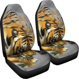 Tiger Painting Print Universal Fit Car Seat Covers 102422