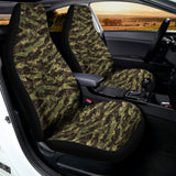 Tiger Stripe Camouflage Pattern Print Universal Fit Car Seat Covers 102422