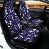 Tomb And Skeleton Pattern Print Universal Fit Car Seat Covers 102422