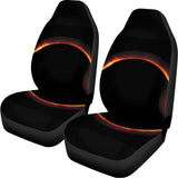 Total Solar Eclipse Print Universal Fit Car Seat Covers 102422