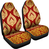 Traditional Thai Pattern Print Universal Fit Car Seat Covers 102422