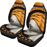 Tribal African Girl Print Universal Fit Car Seat Covers 102422