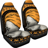 Tribal African Girl Print Universal Fit Car Seat Covers 102422