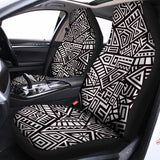 Tribal Aztec Geometric Pattern Print Universal Fit Car Seat Covers 102422