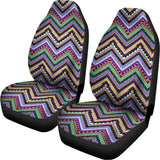 Tribal Aztec Hippie Pattern Print Universal Fit Car Seat Covers 102422