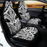 Tribal Maori Polynesian Tattoo Print Universal Fit Car Seat Covers 102422