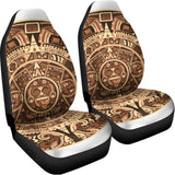 Tribal Maya Calendar Print Universal Fit Car Seat Covers 102422