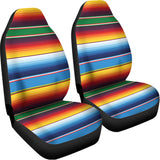 Tribal Mexican Blanket Stripe Print Universal Fit Car Seat Covers 102422