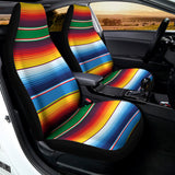 Tribal Mexican Blanket Stripe Print Universal Fit Car Seat Covers 102422