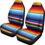 Tribal Mexican Serape Pattern Print Universal Fit Car Seat Covers 102422