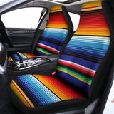Tribal Mexican Serape Pattern Print Universal Fit Car Seat Covers 102422