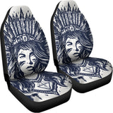 Tribal Native Indian Girl Print Universal Fit Car Seat Covers 102422