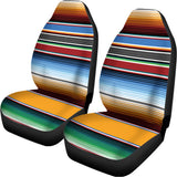 Tribal Serape Blanket Pattern Print Universal Fit Car Seat Covers 102422