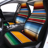 Tribal Serape Blanket Pattern Print Universal Fit Car Seat Covers 102422