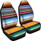 Tribal Serape Blanket Pattern Print Universal Fit Car Seat Covers 102422