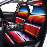 Tribal Serape Blanket Stripe Print Universal Fit Car Seat Covers 102422